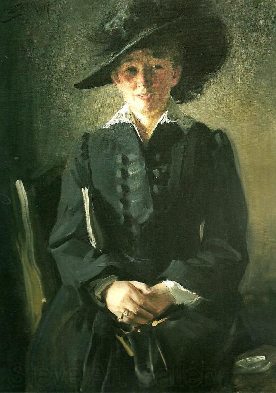 Anders Zorn sigrid carlsund Norge oil painting art